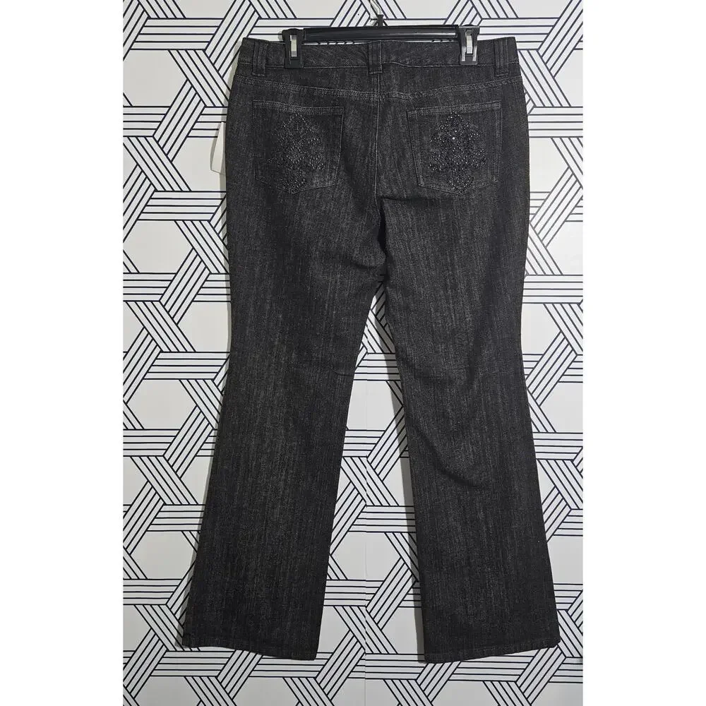 NWT Michael Kors Womens Low Rise Bootcut Jeans size 10P